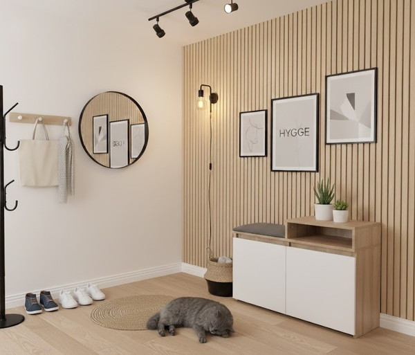 Изображение товара Тумба в прихожую Мебель-Класс Тайм-5/Бел-ДС