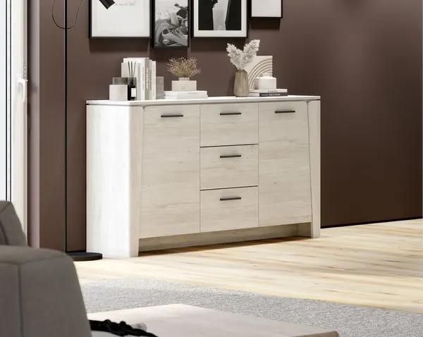 Изображение товара Тумба Мебельград Мальта с 2 дв и 3 ящ (дуб винтерберг)