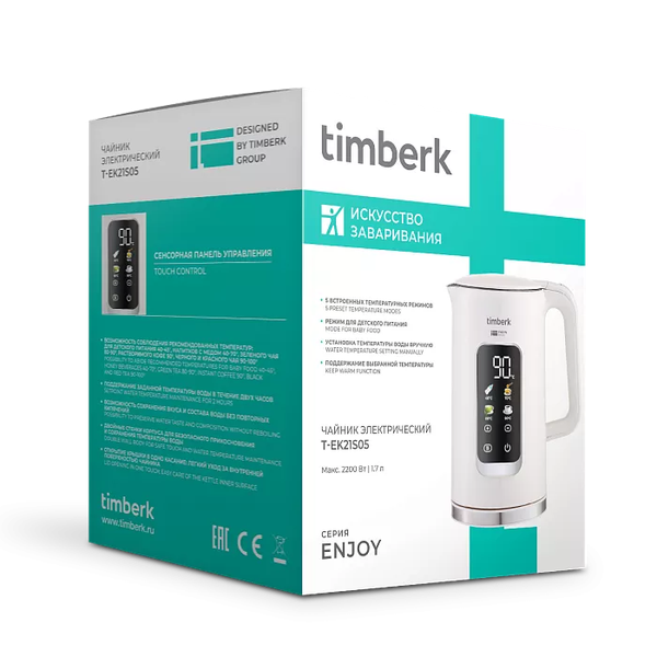 Изображение товара Электрочайник Timberk T-EK21S05