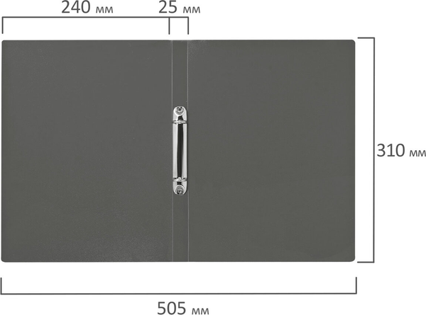 Изображение товара Папка для бумаг Brauberg Pixel / 273034 (серый)