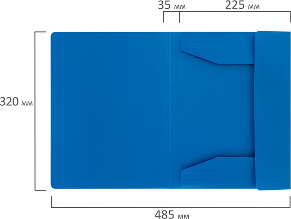 Изображение товара Папка для бумаг Brauberg Universal / 273037 (синий)