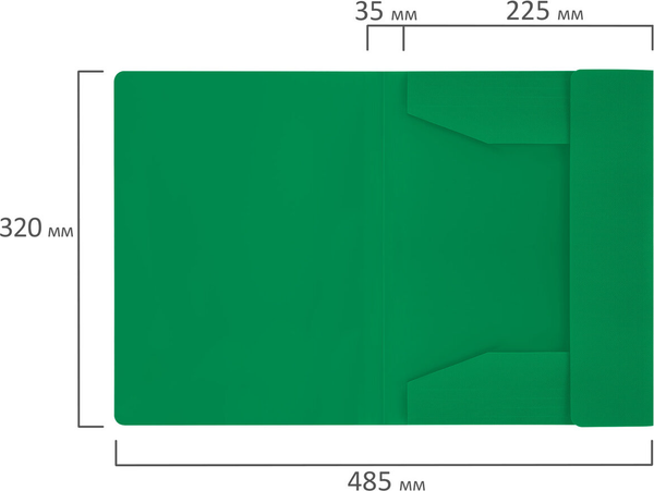 Изображение товара Папка для бумаг Brauberg Pixel / 273040 (темно-зеленый)