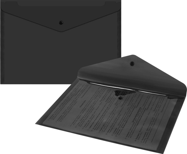 Изображение товара Папка-конверт Brauberg Universal / 273072 (черный)