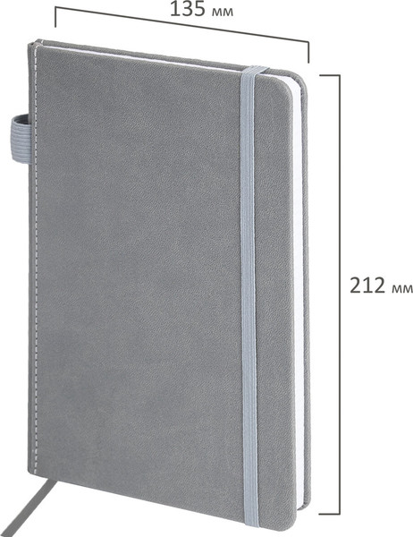 Изображение товара Ежедневник Brauberg Edge / 117146 (80л, серый)