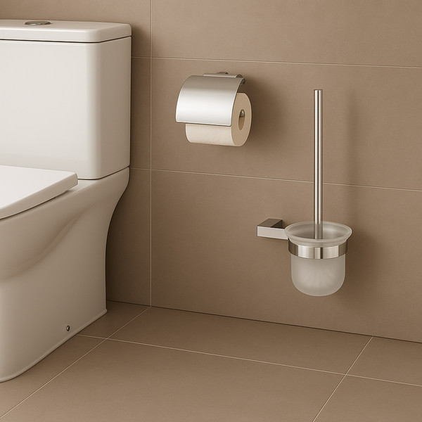 Изображение товара Набор аксессуаров для ванной и туалета Lauter 21SH1061 + 21SH1051 + 21SH110А1 + 21SH1151 + 21SH1111 (Chrome, 5 предметов)