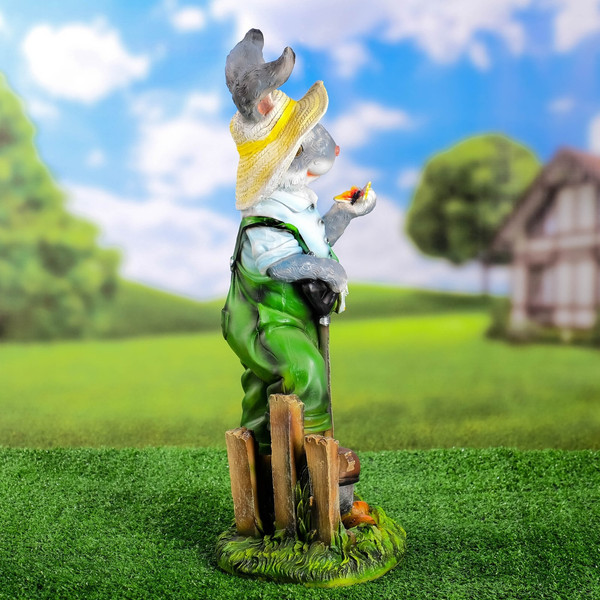 Изображение товара Фигурка для сада Хорошие сувениры Заяц-фермер / 7751166