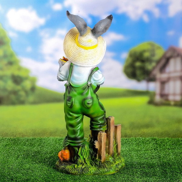 Изображение товара Фигурка для сада Хорошие сувениры Заяц-фермер / 7751166