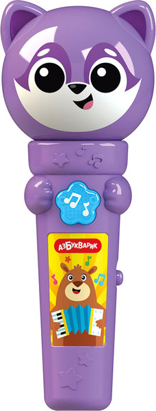 Изображение товара Развивающая игрушка Азбукварик Веселый Енотик Микрофончики-зверята / 3419