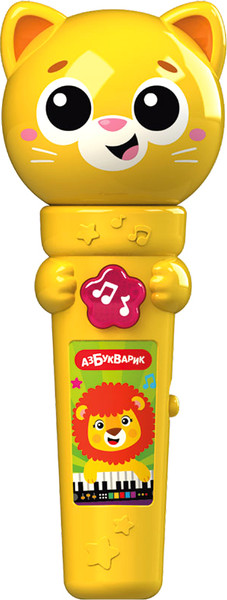 Изображение товара Развивающая игрушка Азбукварик Веселый Котенок Микрофончики-зверята / 3418