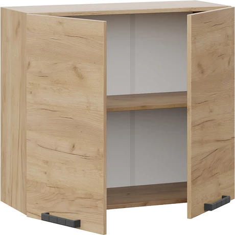 Изображение товара Шкаф навесной для кухни ТриЯ Детройт 1ВВ8 с двумя дверьми (дуб крафт золотой/дуб крафт золотой)