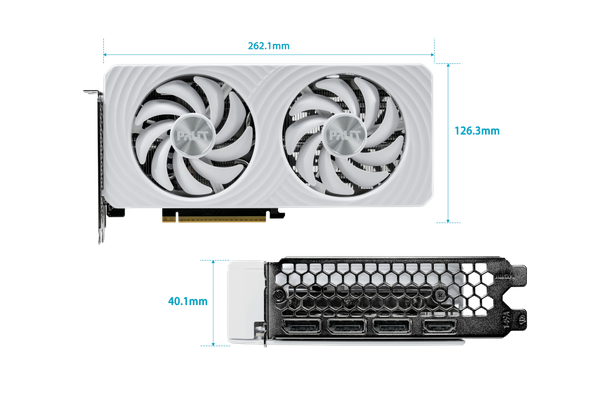 Изображение товара Видеокарта Palit RTX5060Ti White OC 16GB (NE7506TU19T1-GB2061M)