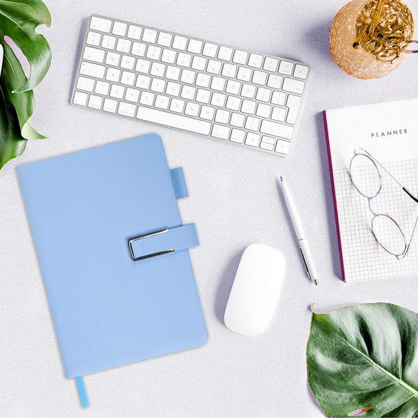 Изображение товара Ежедневник Brauberg Dainty / 117144 (160л, голубой)