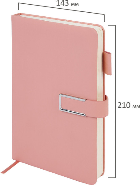 Изображение товара Ежедневник Brauberg Dainty / 117143 (160л, розовый)