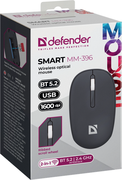 Изображение товара Мышь Defender Smart MM-396 / 52396