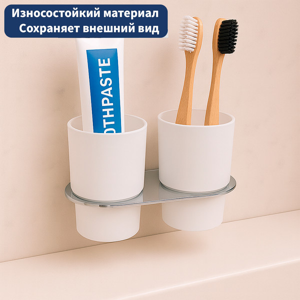 Изображение товара Набор аксессуаров для ванной Lauter 21SH2081 + 21SH42091 (Chrome, 2 предмета)