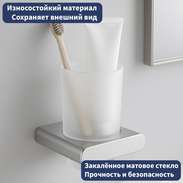 Изображение товара Набор аксессуаров для ванной Lauter 21SH57061 + 21SH57051 (Chrome, 2 предмета)