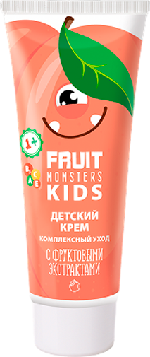 Изображение товара Крем детский Фрутомонстры Mega monsters Комплексный уход (75мл)