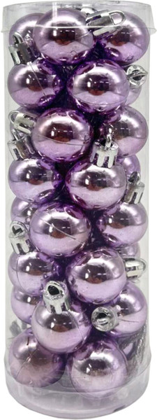 Изображение товара Набор шаров новогодних Золотая сказка 592503 (32шт, розовый)