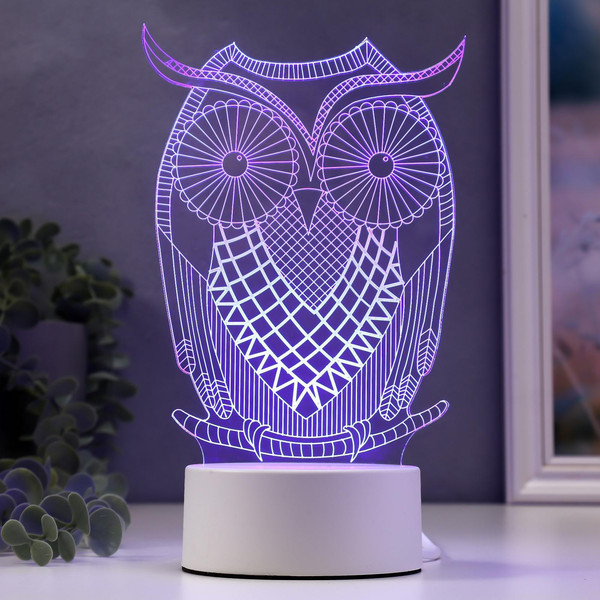 Изображение товара Ночник Risalux Большой филин 3852939