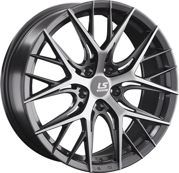 Литой диск LS wheels FlowForming RC57 18x8" 5x114.3мм DIA 60.1мм ET 30мм GMF — фото 3