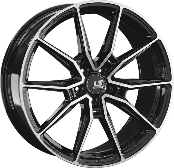 Изображение товара Литой диск LS wheels FlowForming RC58 20x9.5" 5x114.3мм DIA 72.6мм ET 45мм BKF
