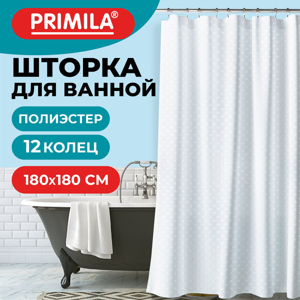 Изображение товара Шторка-занавеска для ванны Primila 700087 (180x180)
