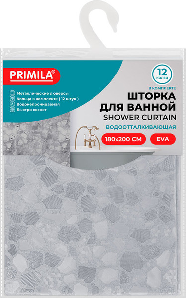 Изображение товара Шторка-занавеска для ванны Primila 700101 (180x200)