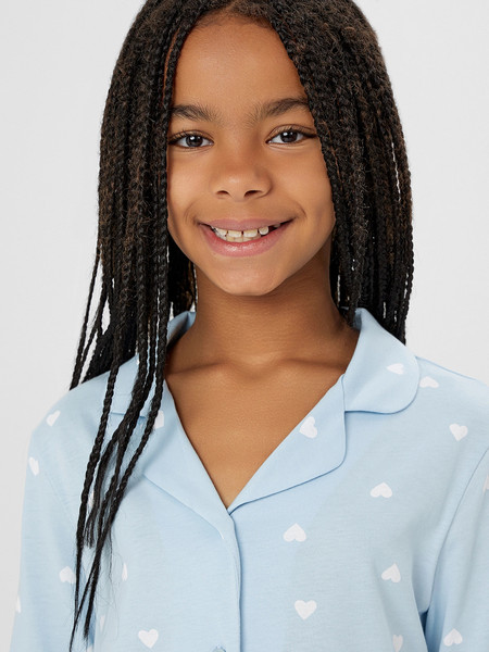 Изображение товара Пижама детская Mark Formelle 567754 (р.98-52, сердечки на голубом)