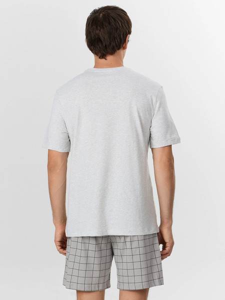 Изображение товара Комплект домашней одежды Mark Formelle 591038 (р.112-102-182/188, серый меланж 4306-А/черная клетка на сером)