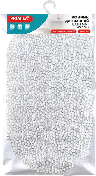 Изображение товара Коврик для ванной Primila 700375 (39x69, прозрачный)
