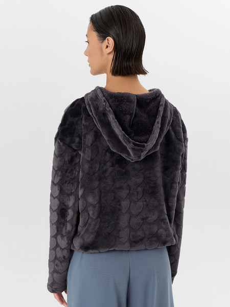 Изображение товара Кофта домашняя Mark Formelle 502978 (р.164/170-92-98, серые сердечки)