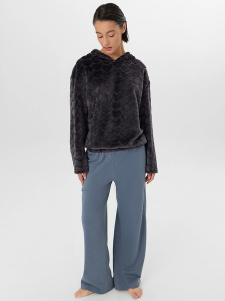 Изображение товара Кофта домашняя Mark Formelle 502978 (р.164/170-100-106, серые сердечки)