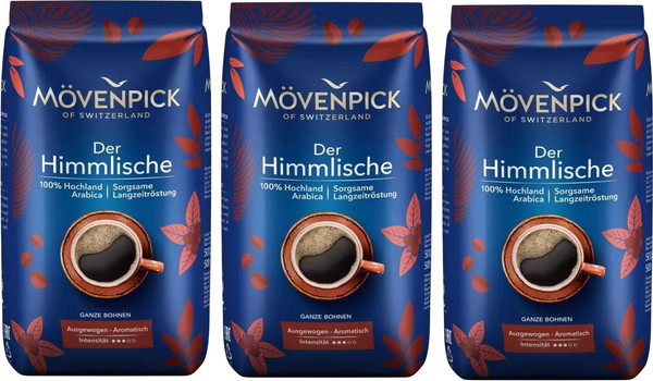 Изображение товара Кофе в зернах Movenpick Of Switzerland Der Himmlische (3x1кг)
