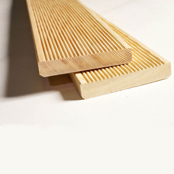 Изображение товара Доска Альфалес Террасная Вельвет 27x142 АВ (2м, лиственница)