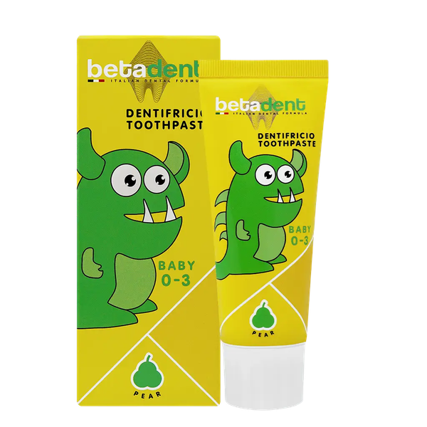 Изображение товара Зубная паста Betadent Baby 0-3 со вкусом груши (75мл)