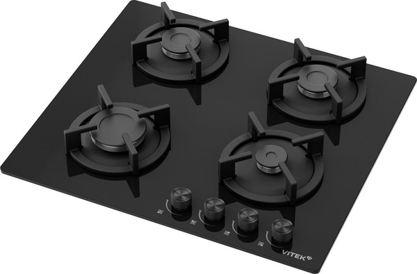 Изображение товара Газовая варочная панель Vitek VGH 6450 BG (черный)