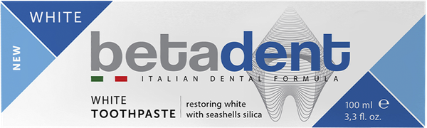 Изображение товара Зубная паста Betadent White для взрослых (100мл)
