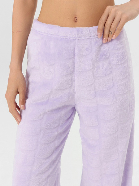 Изображение товара Штаны домашние Mark Formelle 532539 (р.164/170-98, лиловые котики)