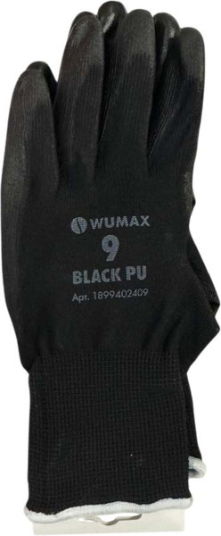 Изображение товара Перчатки защитные Wumax Black PU / 1899402409 (р.9)