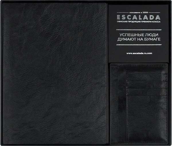 Изображение товара Набор канцелярский подарочный Escalada Фланстер / 70567 (черный)