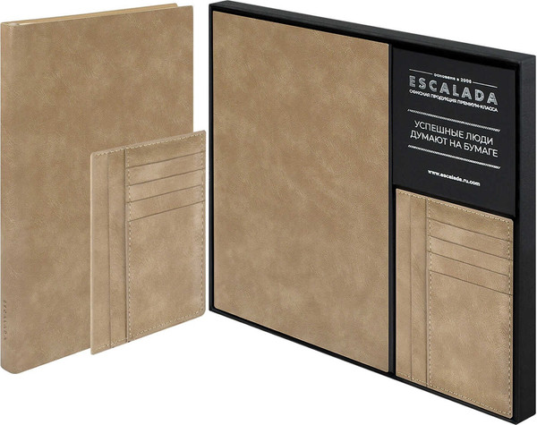 Изображение товара Набор канцелярский подарочный Escalada Фланстер / 70568 (бежевый)