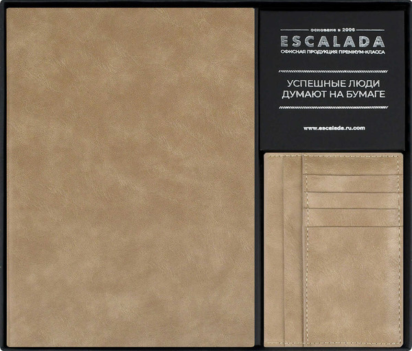 Изображение товара Набор канцелярский подарочный Escalada Фланстер / 70568 (бежевый)