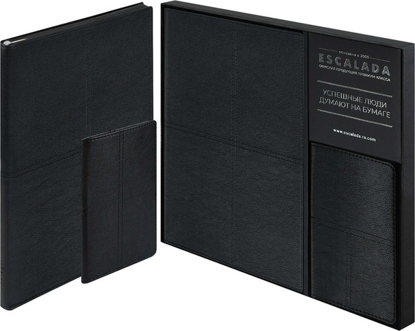 Изображение товара Набор канцелярский подарочный Escalada Шеврет / 70557 (черный)