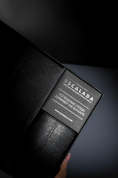 Изображение товара Набор канцелярский подарочный Escalada Шеврет / 70557 (черный)