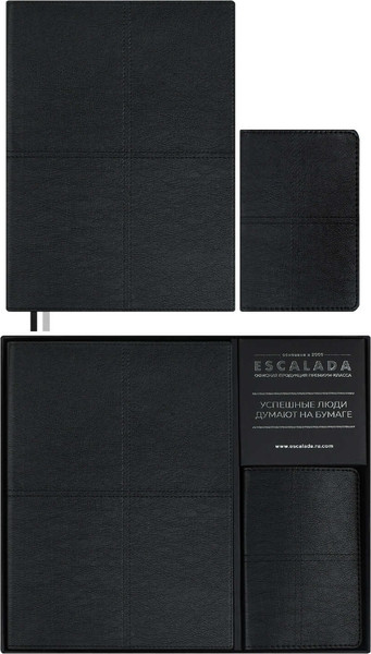 Изображение товара Набор канцелярский подарочный Escalada Шеврет / 70557 (черный)