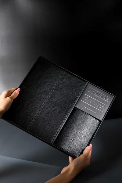 Изображение товара Набор канцелярский подарочный Escalada Шеврет / 70557 (черный)