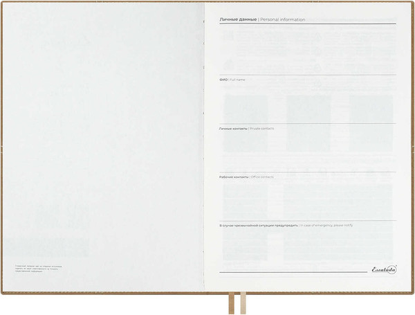 Изображение товара Набор канцелярский подарочный Escalada Шеврет / 70558 (бежевый)