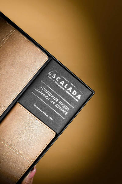 Изображение товара Набор канцелярский подарочный Escalada Шеврет / 70558 (бежевый)