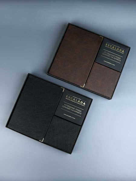 Изображение товара Набор канцелярский подарочный Escalada Шеврет Глосс / 70559 (черный)