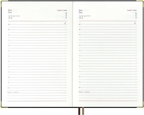 Изображение товара Набор канцелярский подарочный Escalada Шеврет Глосс / 70559 (черный)